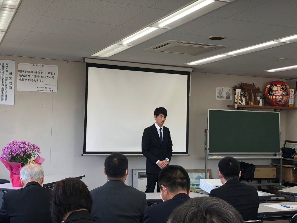 平成最後の入社式