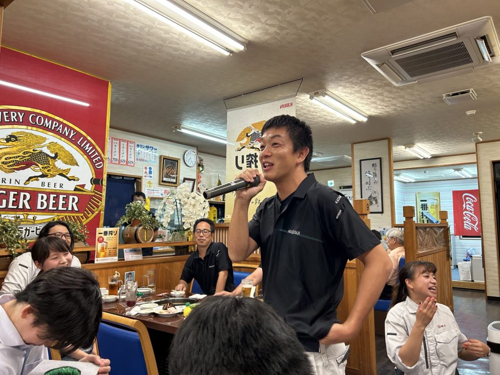 焼肉で暑気払い