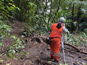 小笠原村測量記その18「偏心要素の測定」